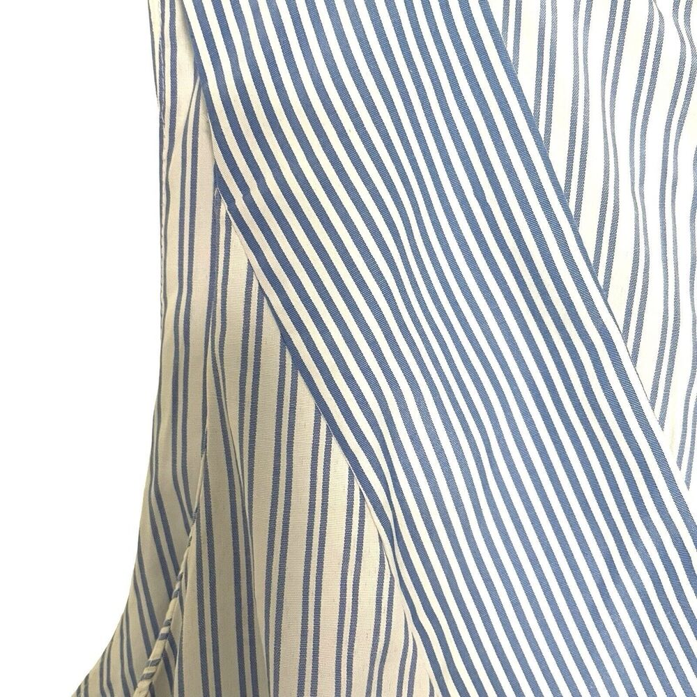 Maison Tara Blue and White Striped Maxi Dress - Picture 4 of 15
